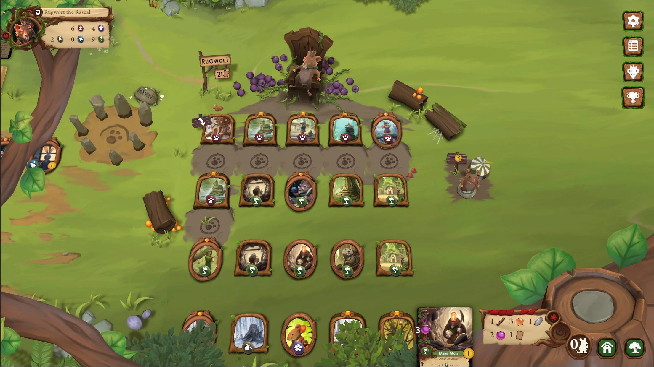Karty i rozgrywka Everdell
